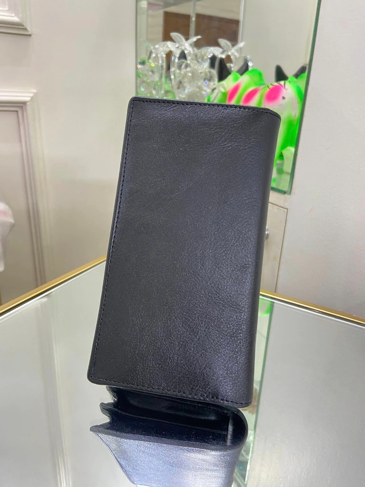 Premium Genuine Leather Wallet - Black