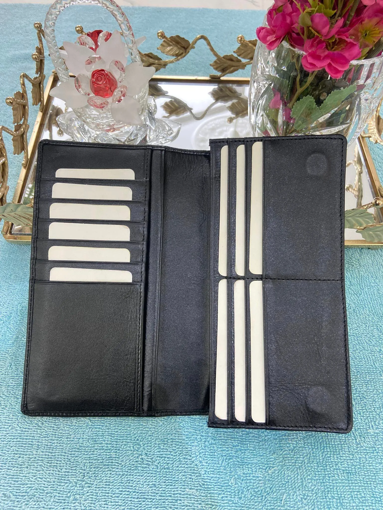 Premium Genuine Leather Wallet - Black - Image 2